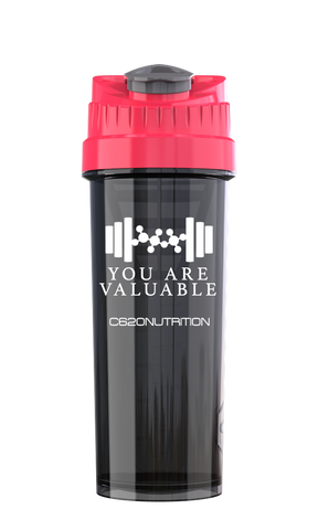 'YOU ARE VALUABLE' Shaker (Cyclone) Pink 32oz